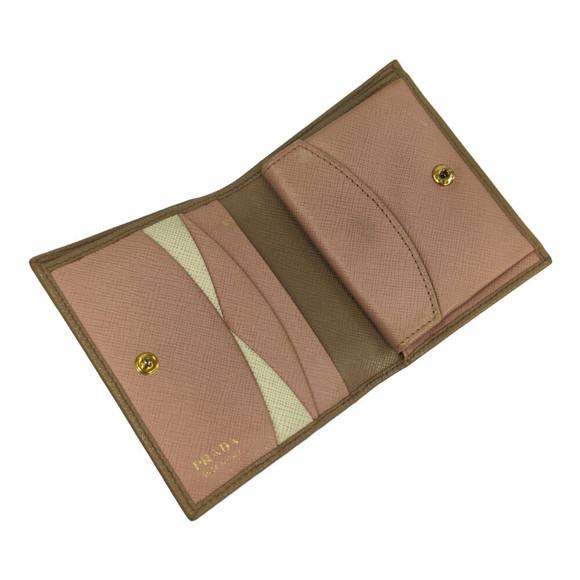 Prada Bifold Wallet Beige - Picture 6 of 10